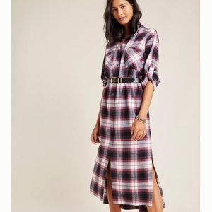 Cloth & Stone plaid maxi dress